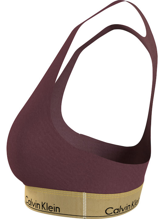 Women's Sports Bra without Padding Burgundy