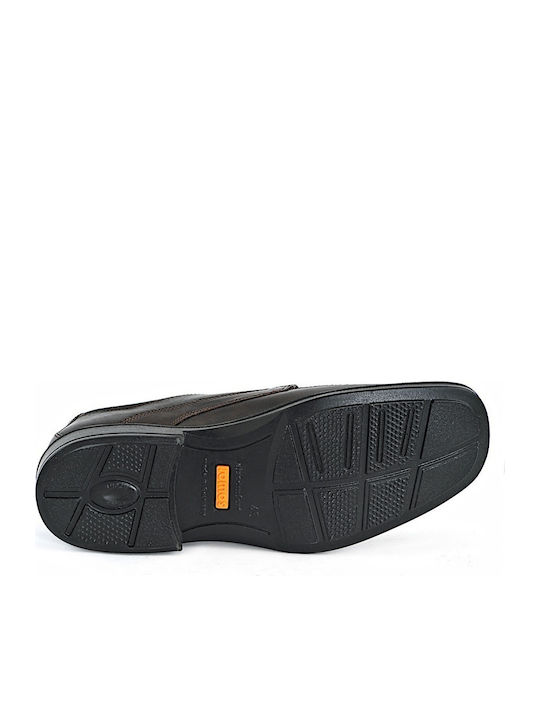 Leder Herren Freizeitschuhe Anatomisch Braun