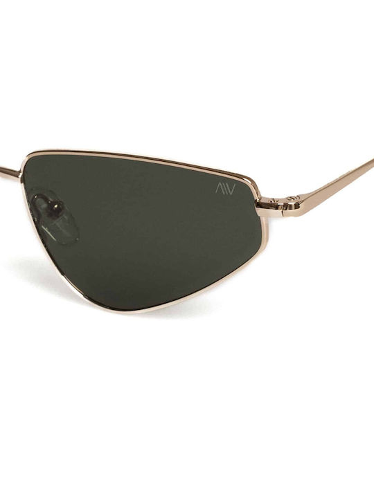 AV Sunglasses Hailey Γυναικεία Γυαλιά Ηλίου με Χρυσό Μεταλλικό Σκελετό
