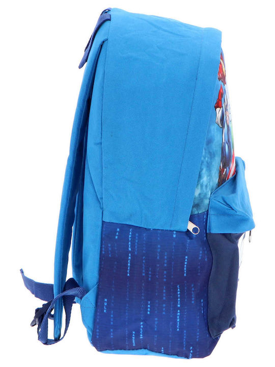 Difuzed Avengers School Backpack for Junior High-High School Blue