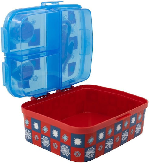 Stor Plastic Kids' Food Container Spiderman