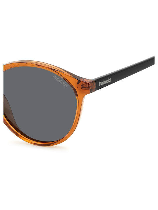 Polaroid Sonnenbrillen mit Braun Rahmen und Gray Polarisiert Linse PLD4153/S 09Q/M9
