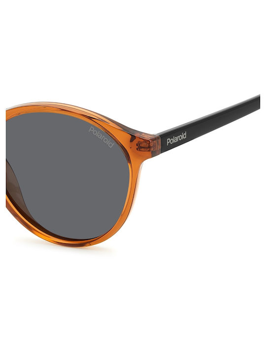 Polaroid Ochelari de soare cu Maro Din plastic Rame și Gri Polarizate Lentilă PLD4153/S 09Q/M9