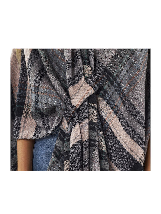 Negru Poncho de damă