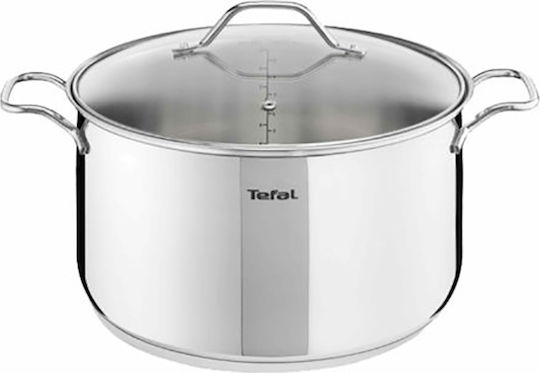 Tefal Intuition Βαθιά Ανοξείδωτη Κατσαρόλα 6lt / 26cm