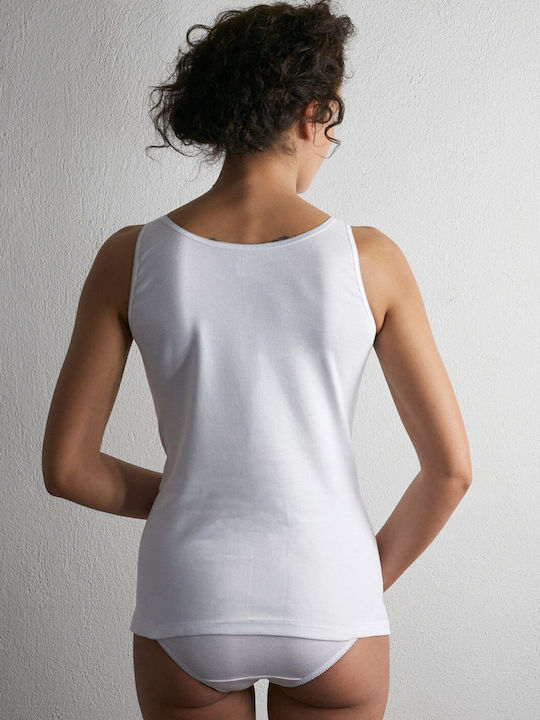 Anatolia Sleeveless White Дамско тениска