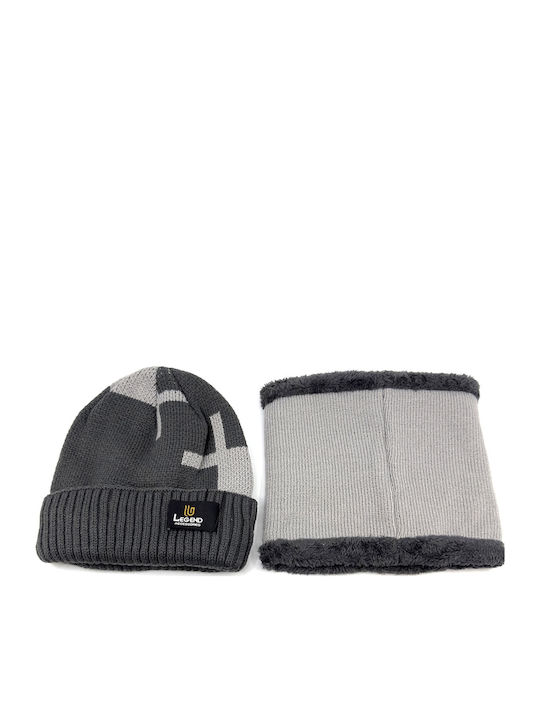 Knitted Beanie Cap Gray