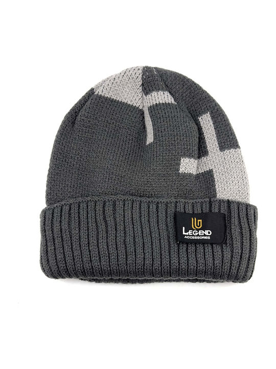 Knitted Beanie Cap Gray