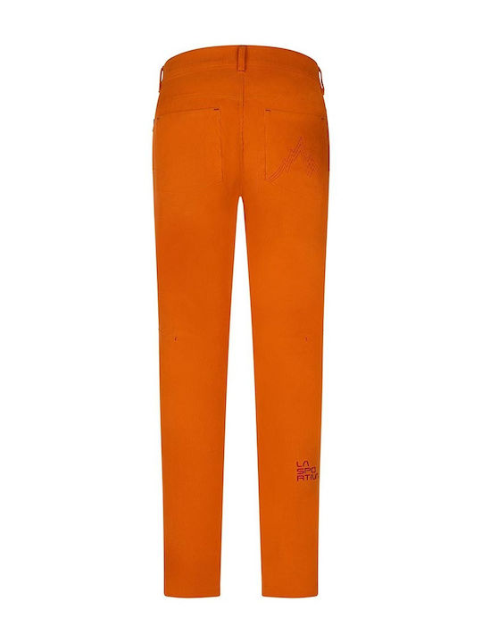 La Sportiva Long Pantaloni Climbing Orange