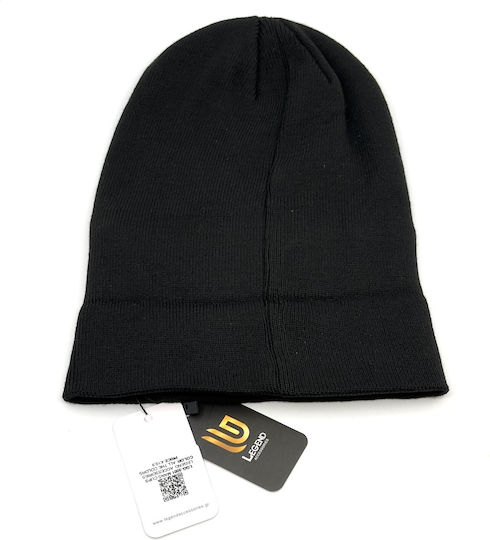 Beanie Ανδρικός Σκούφος Πλεκτός σε Μαύρο χρώμα