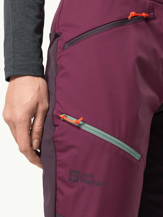 Jack Wolfskin Women's Hiking Long Trousers Purple