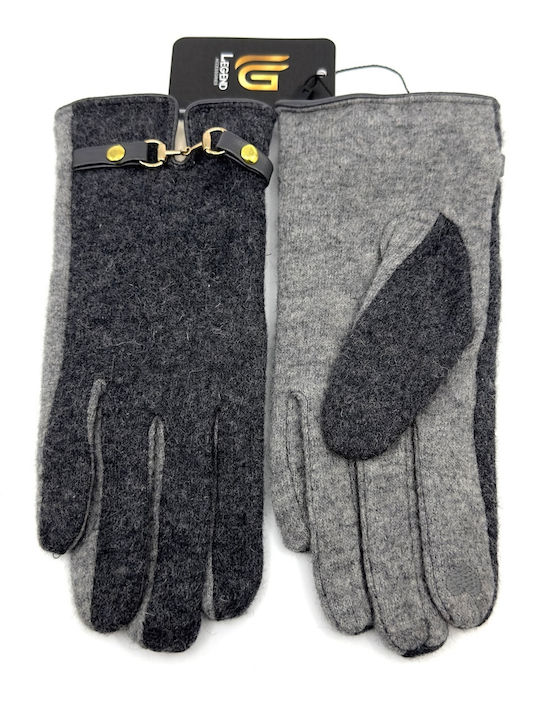 Gray Wolle Handschuhe Berührung