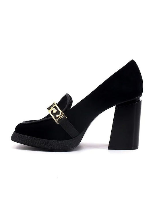 Liu Jo Suede Black Heels