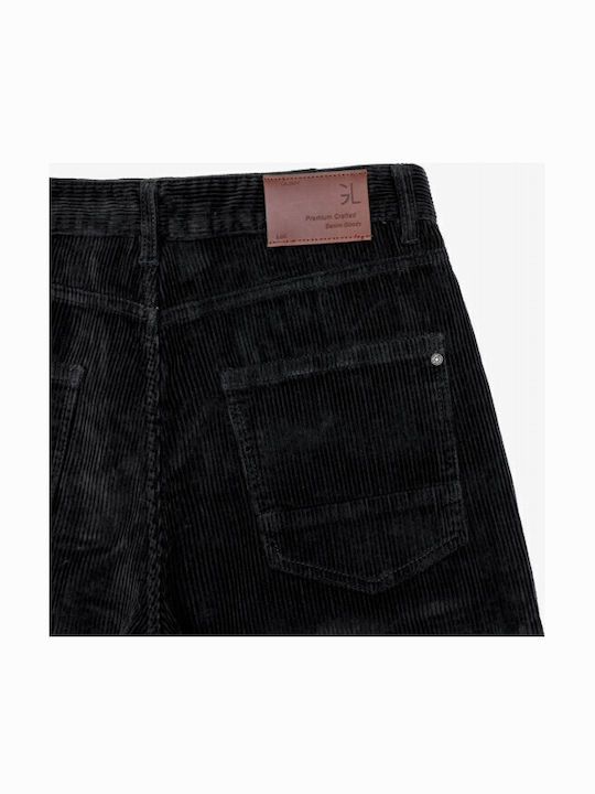 Ανδρικό Παντελόνι Τζιν Cropped Μαύρο