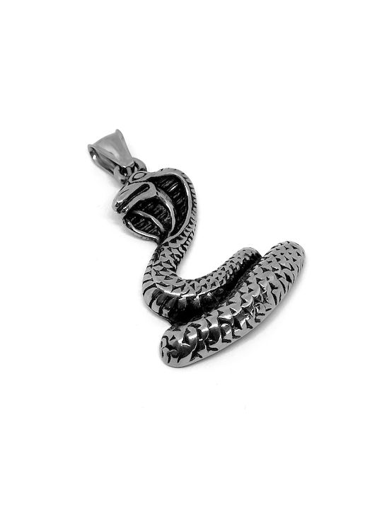 Jaklin Necklace with design Snake from Steel