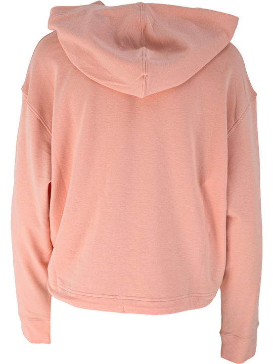 Calvin Klein Women's Long Hooded Sweatshirt Pink