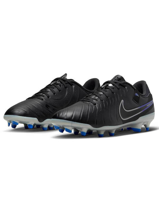 Nike Tiempo Legend 10 Academy Футболни Обувки с Бутони Черни
