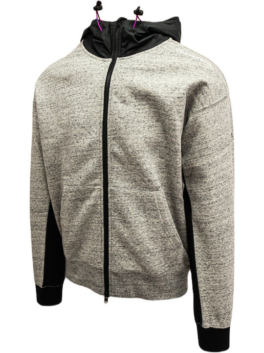 Graue Kapuzen-Sweatshirt