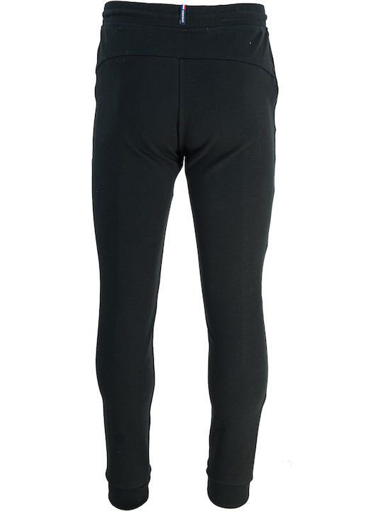 Le Coq Sportif Pantaloni de trening cu elastic Negru