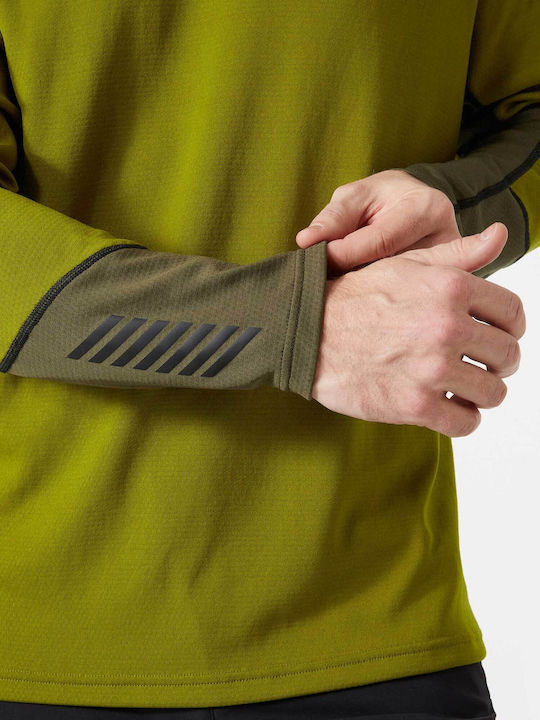 Helly Hansen Lifa Ανδρική Ισοθερμική Μακρυμάνικη Μπλούζα Πράσινη