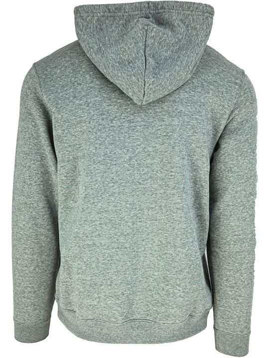 Converse Chuck Men's Sweatshirt with Hood and Pockets Gray