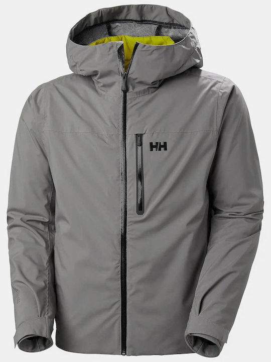 Helly Hansen 65930-876 Ανδρικό Μπουφάν για Σκι & Snowboard Γκρι