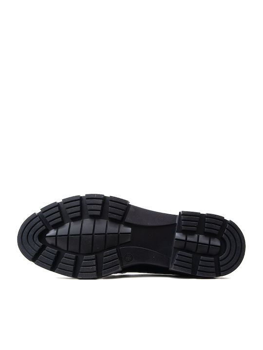 Lackleder Damen Loafers Zebra