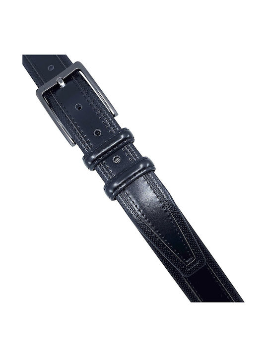 Herren Gürtel Leder Schwarz