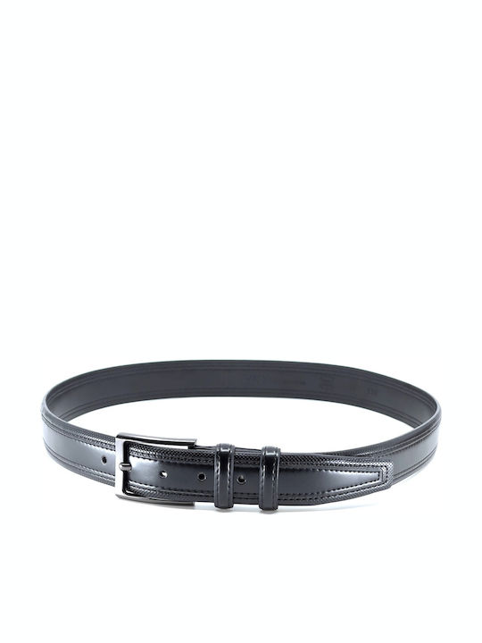 Herren Gürtel Leder Schwarz
