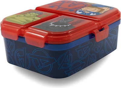 Stor Kids Lunch Plastic Box L18.1xW14.8xH6.7cm