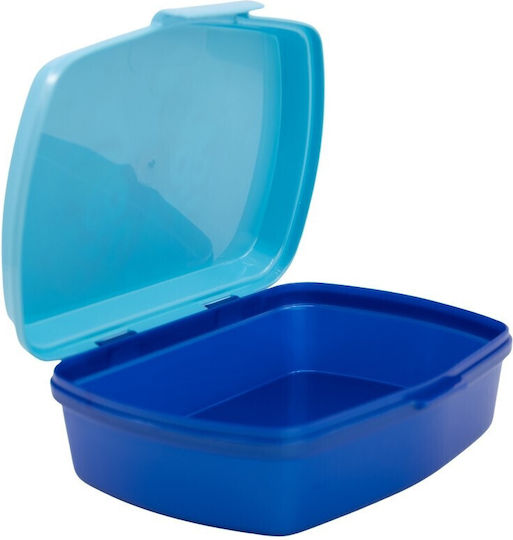 Stor Bluey Plastik Kinder Lebensmittelbehälter Blau Hellblau 17 x 13.3 x 5.6cm