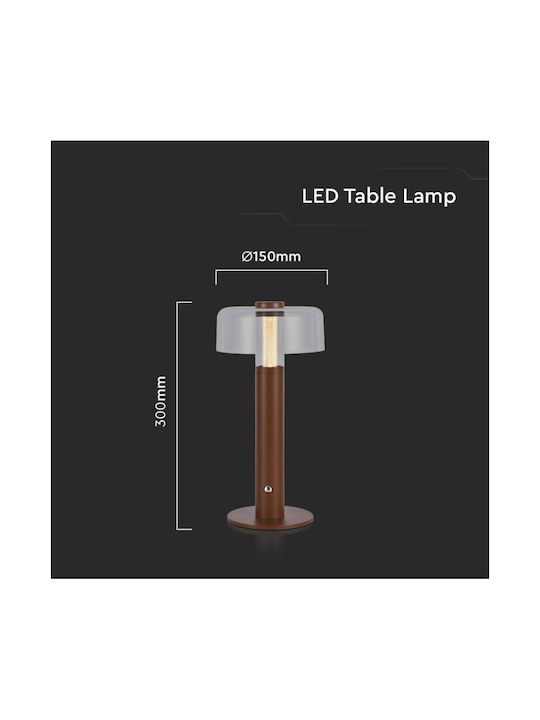 V-TAC Διακοσμητικό Φωτιστικό LED Θερμό Λευκό 3000K 30εκ.