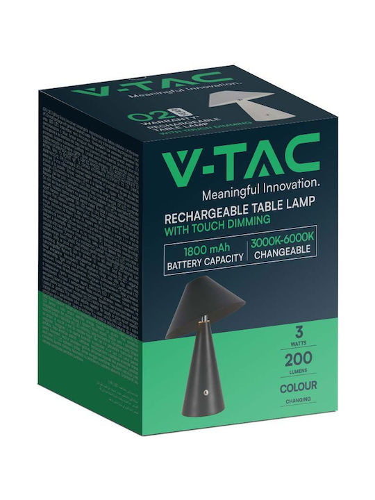 V-TAC Dekorative Lampe Schwarz