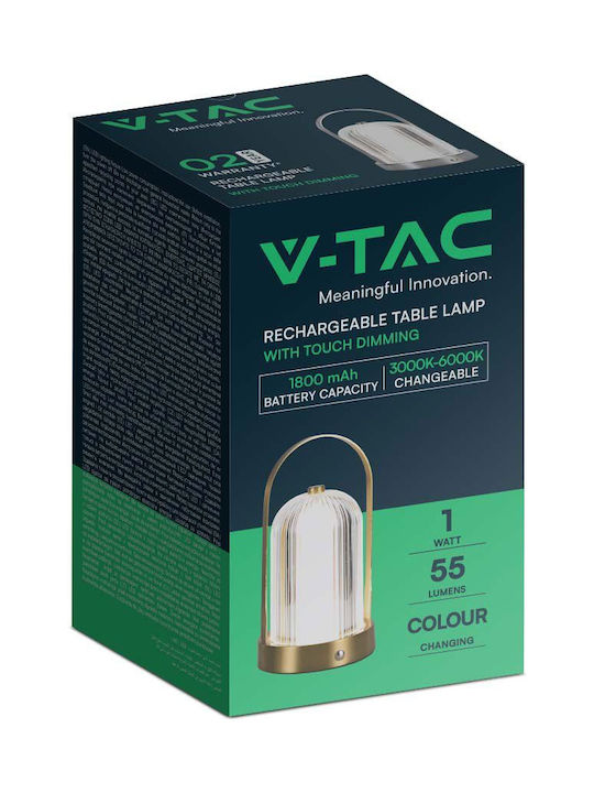 V-TAC Decorative Lamp Gold