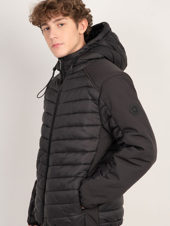 Winter Jacke Puffer Schwarz