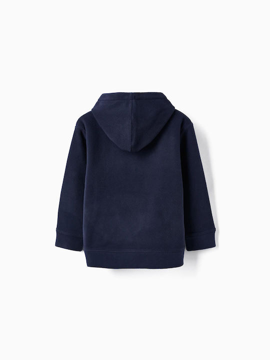 Zippy Fleece Παιδικό Φούτερ Navy Μπλε