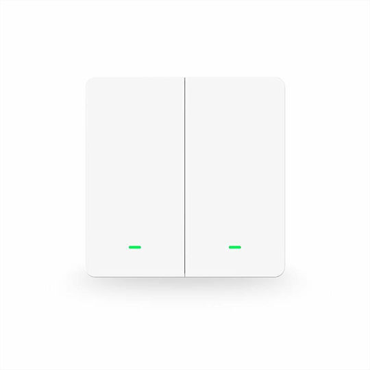 Gosund SW9 Recessed Wall Switch Wi-Fi Lighting Two-Way with Frame White