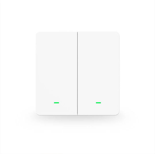 Gosund SW9 Recessed Wall Switch Wi-Fi Lighting Two-Way with Frame White