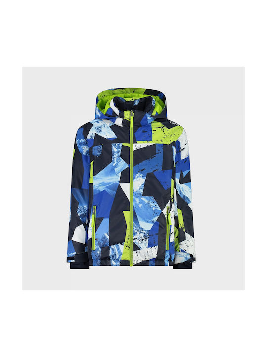 CMP Windproof Sports Jacket Blue with Ηood