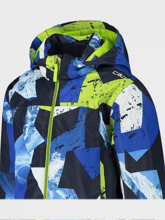 Kids' Sports Jacket Windproof with Hood Blue