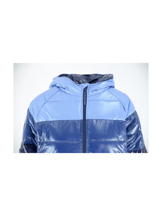 Diadora Kinderjacke mit Kapuze Blau