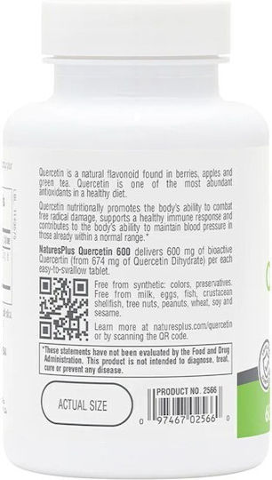 Nature's Plus Pro Quercetin 600мг 60 табове