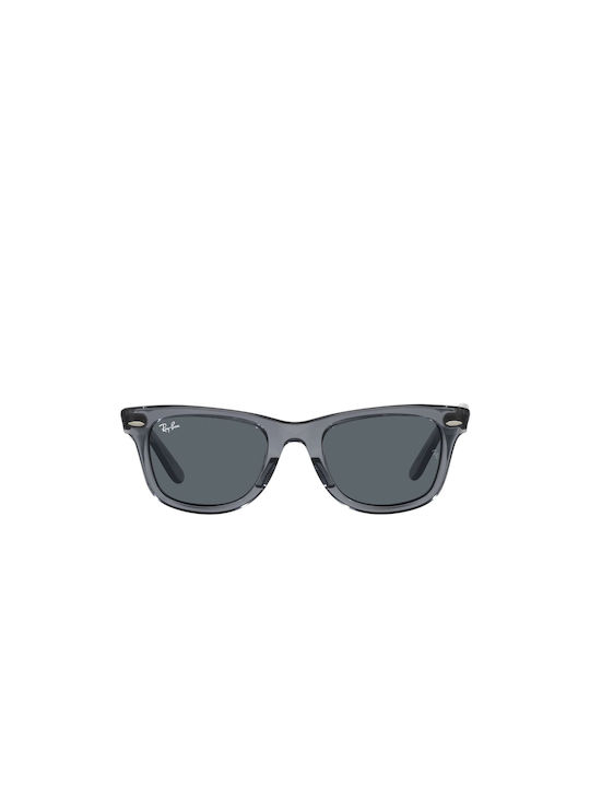 Ray Ban Sunglasses with Gray Plastic Frame and Gray Lens RB2140 6641/R5