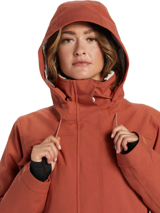 DC Phoenix ADJTJ03037-NNY0 Frauen Jacke aus für Ski & Snowboard Burgundisch