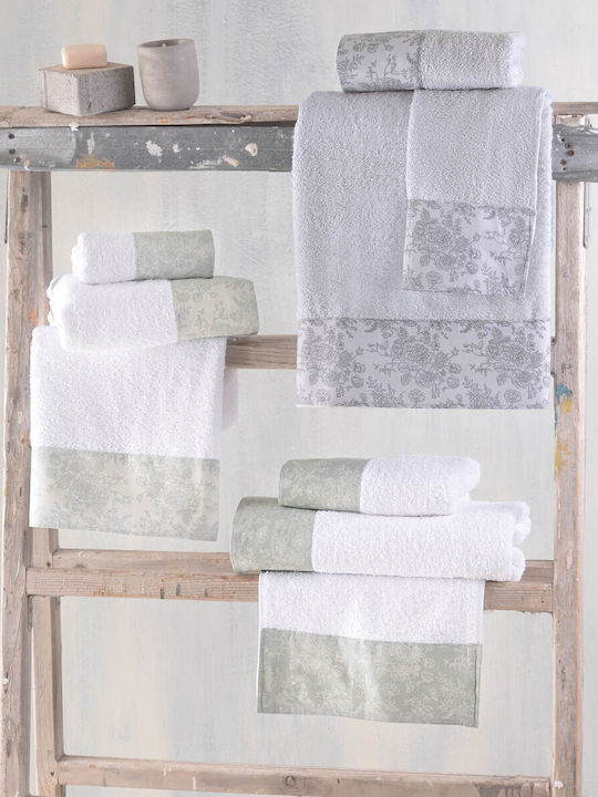 Rythmos 3-tlg. Set Badetücher Bendetta Grey Gewicht 500gr/m²