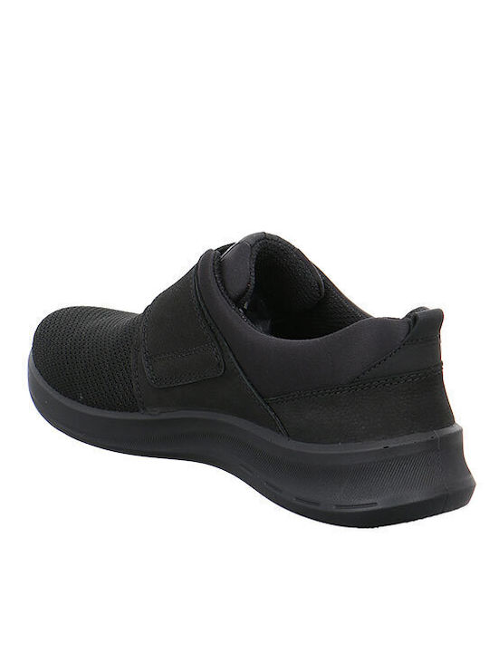 Leder Herren Freizeitschuhe Schwarz