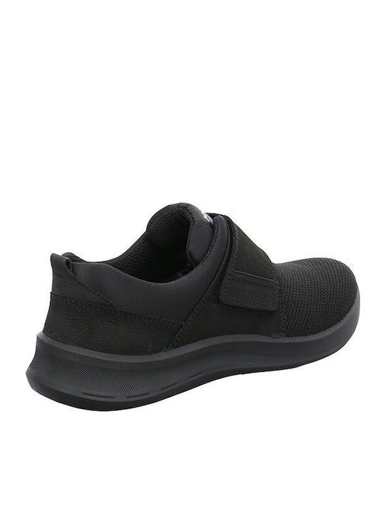 Leder Herren Freizeitschuhe Schwarz