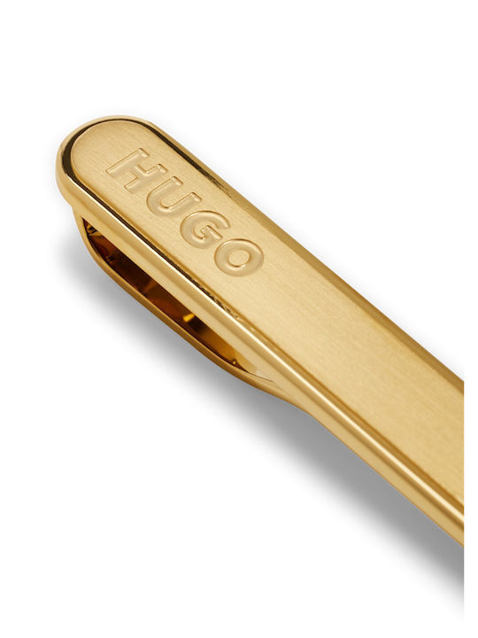 Hugo Tie Clip From Gold Steel