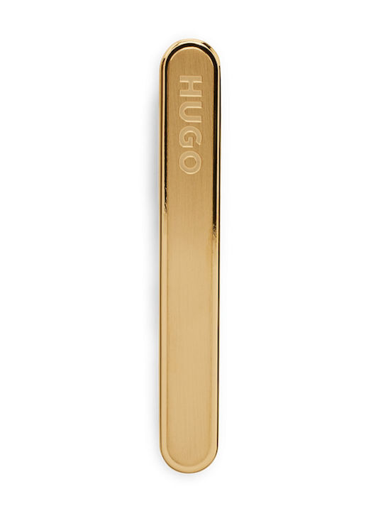 Hugo Tie Clip From Gold Steel