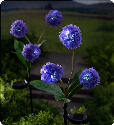 Set of 2 Stake Solar Lights with Blue Light